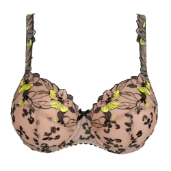 PRIMADONNA MANALI Бюстгальтер-балконет, черный/желтый