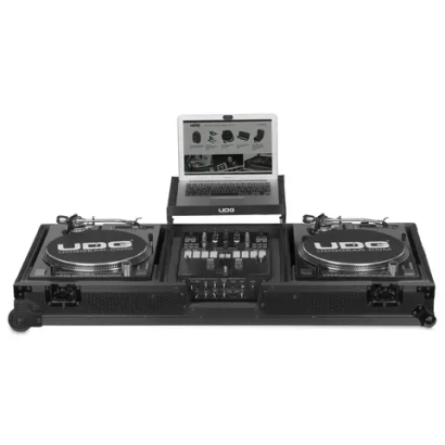 Кейс UDG Ultimate Flight Case Set Multi Format Turntable Battle & 10"/12" Mixer Plus (Laptop Shelf + Wheels)