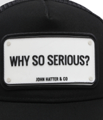 Кепка WHY SO SERIOUS? John Hatter - черный(R-1009-U00)