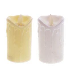 GAEM Изделие декоративное "Свеча" с подсветкой, L6 W6 H11 см, 2в.