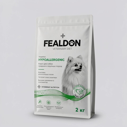 Сухой корм для собак Fealdon HYPOALLERGENIC средних и крупных пород