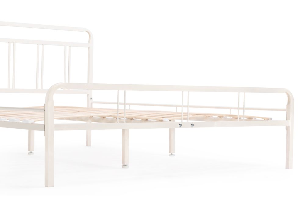 Двуспальная кровать Рейк 160х200 белая