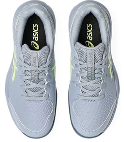 Детские теннисные кроссовки Asics Gel-Resolution X GS - grey blue/pistachio