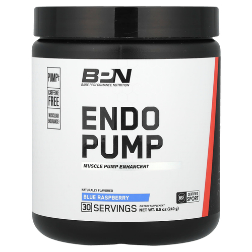 BPN, Endo Pump, Muscle Pump Enhancer, голубая малина, 240 г (8,5 унции)