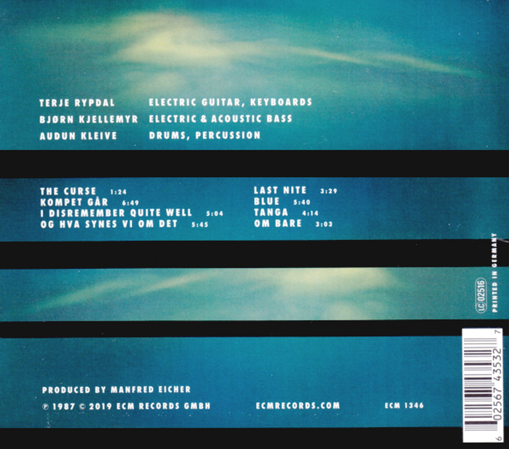 Terje Rypdal & The Chasers / Blue (CD)