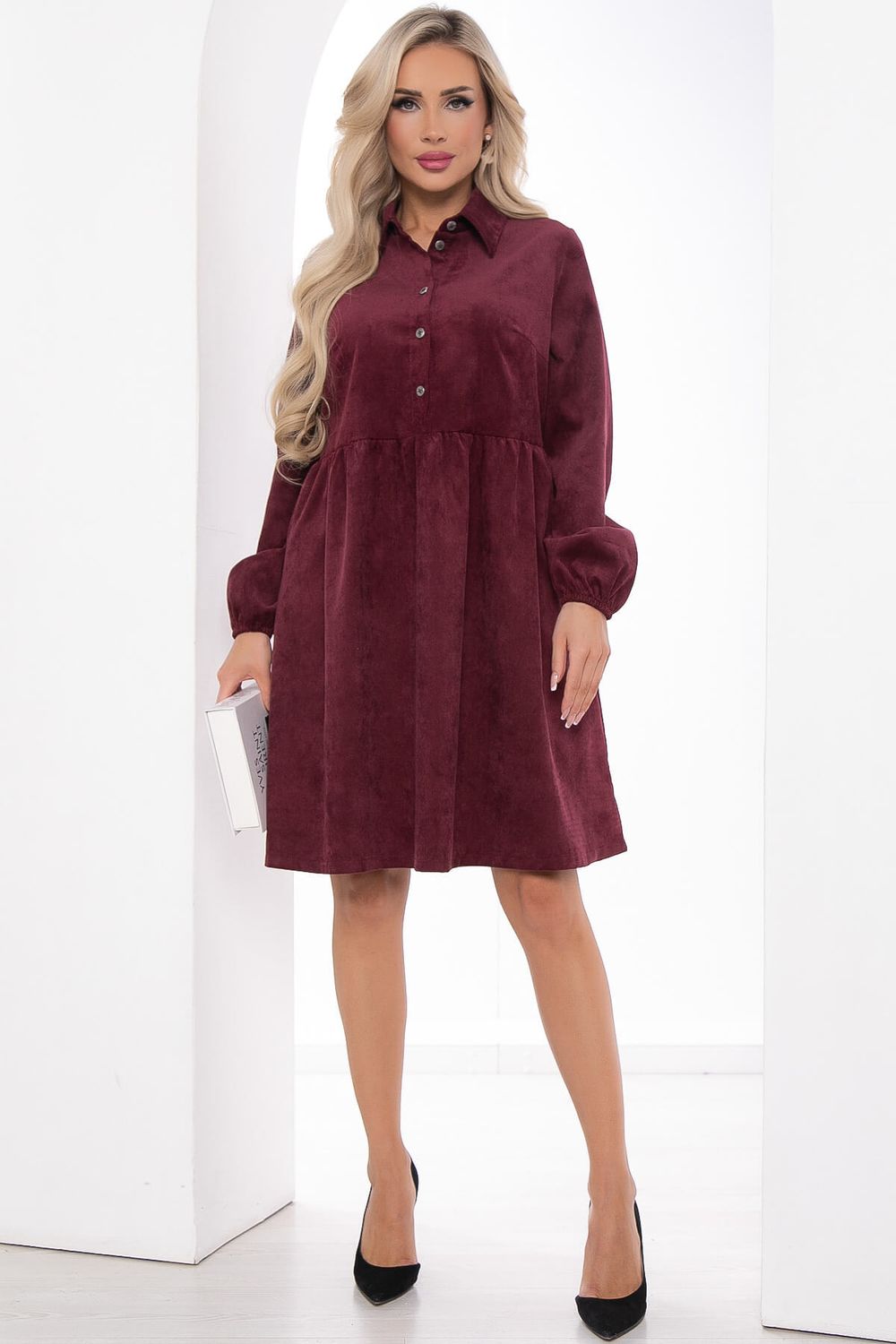 Платье "Андреа" (бордо) П8295 LT Collection