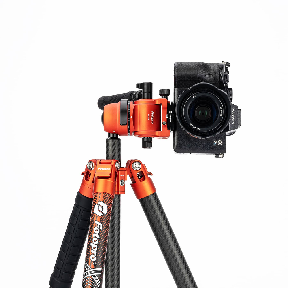 Штатив Fotopro X-Airfly Max Video, карбон, оранжевый
