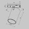 Трековый светильник Maytoni Technical Focus Led TR187-1-9W2.7K-M-B