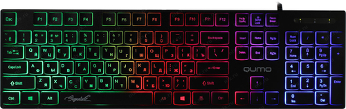 Клавиатура QUMO Signature K69 <USB> 104КЛ, подсветка  клавиш  <33350>