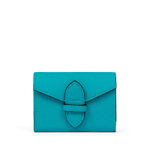 Smythson Чехол для игральных карт Single Playing Cards Case in Panama, Turquoise (бирюзовый / Turquoise)