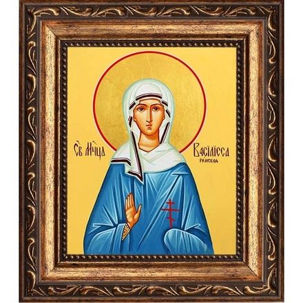 Василисса Римская Святая  мученица. Икона на холсте.