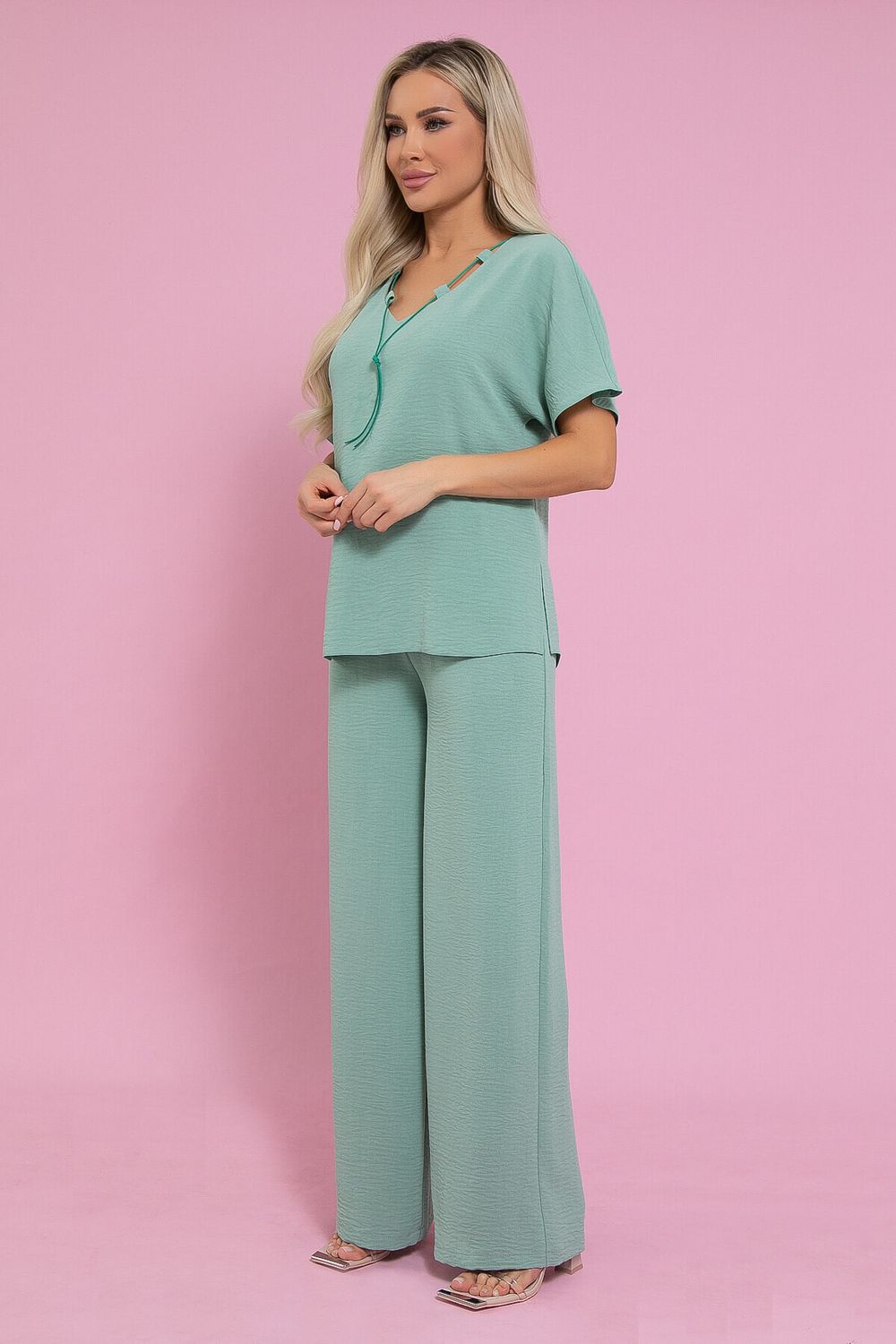 Костюм Свободный вечер НЬЮ (тиффани) К12670-15 LT Collection