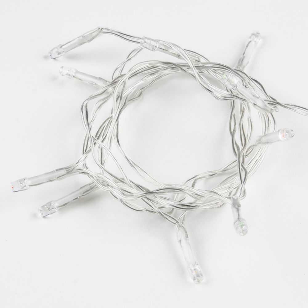 ULD-S0150-010-STB-2AA MULTI IP20 Гирлянда светодиодная на батарейках 2AA не в-к. 1.5м. 10 светодиодов. Разноцветный свет. Провод прозрачный. TM Uniel