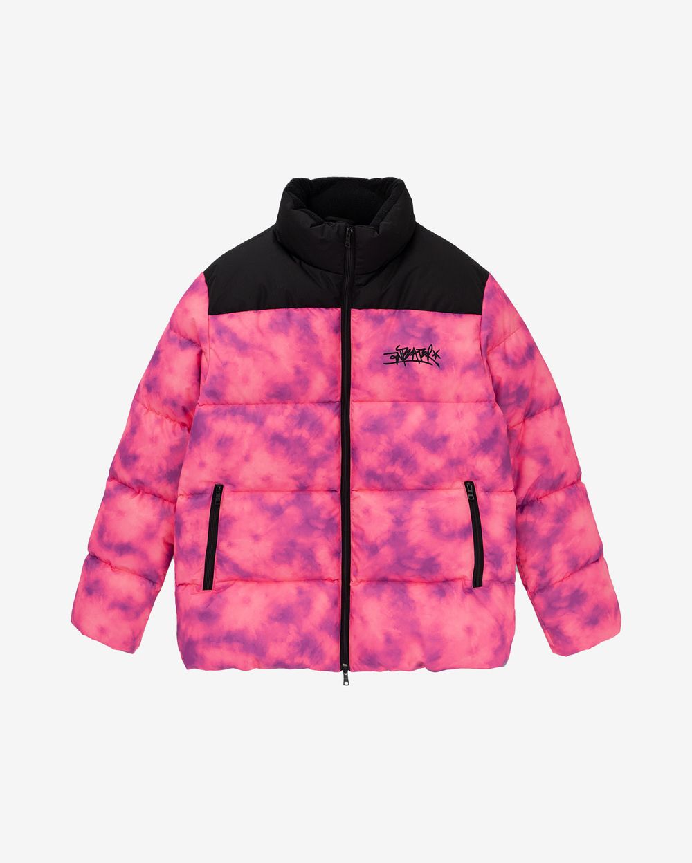 Пуховик Anteater Downjacket Tie Dye Bright Pink