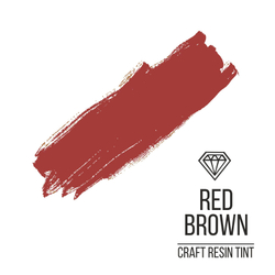 Краситель для смолы и полимеров CraftResinTint, Красно-коричневый 10мл