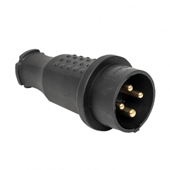 Гнездо TDM 400v 32A 3P+PE IP44 каучук SQ0612-0009