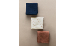 Zara Home Муслиновые салфетки из хлопка, экрю, 55x55 см (3 шт.) · 4602/767