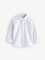 Рубашка и жилет вязаный в комплекте для мальчика Next K92-283, Молочный, Голубой