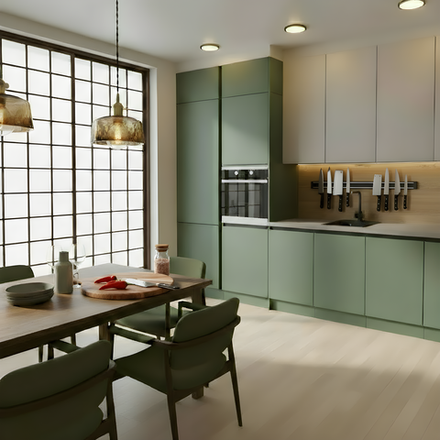 Кухня Extra Зеленый