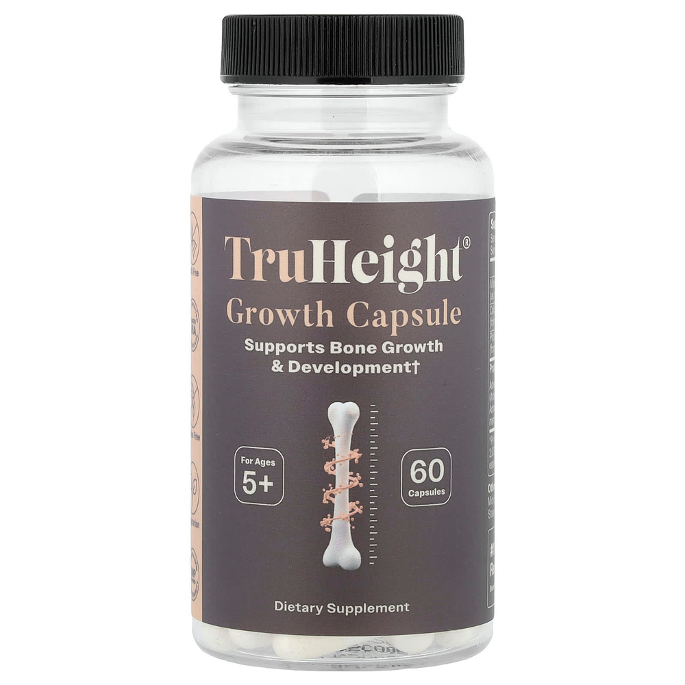 TruHeight, капсулы для роста, для детей от 5 лет, 60 капсул