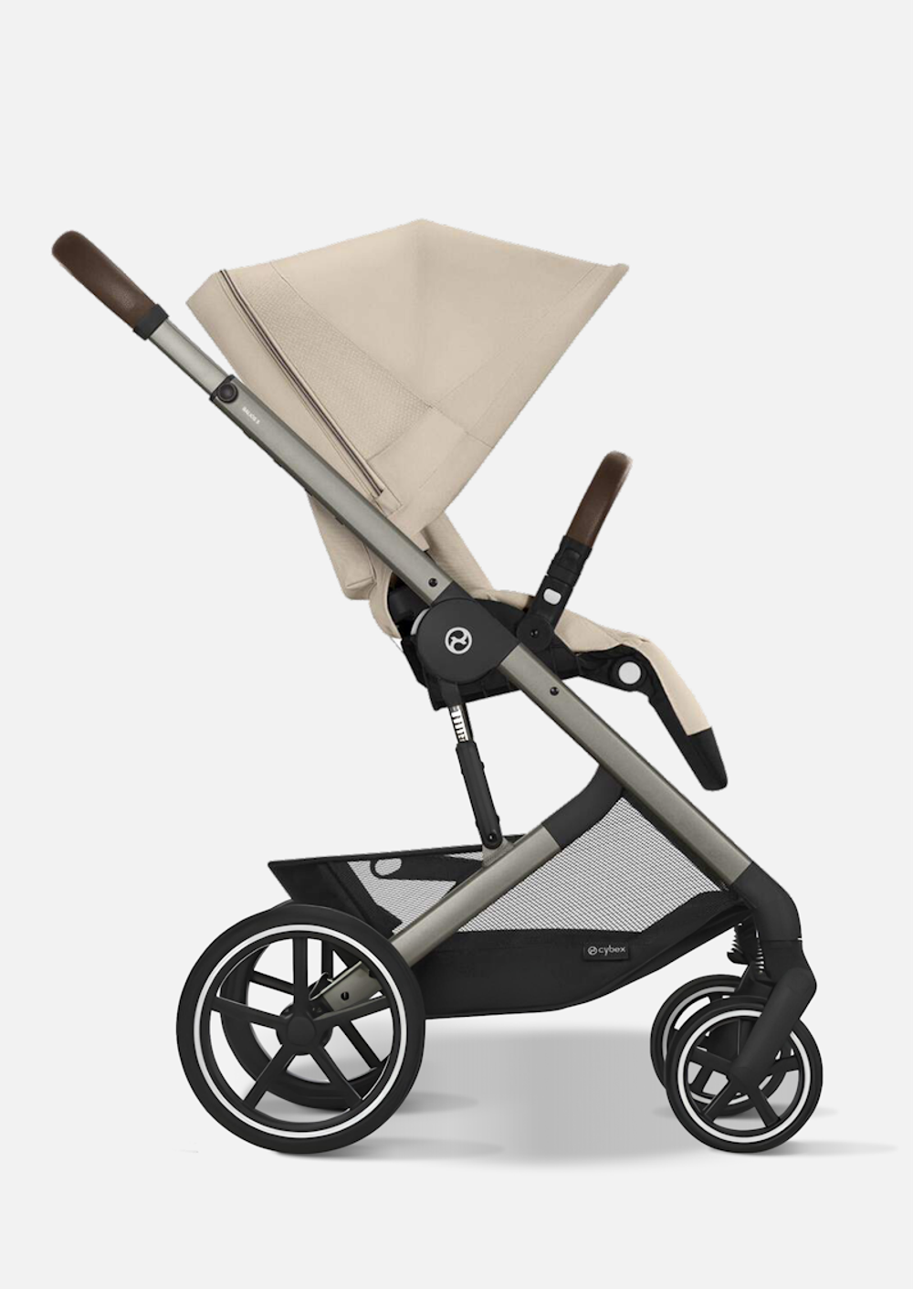 Cybex Детская коляска Balios S Lux BLK 2 в 1 цвет Almond Beige