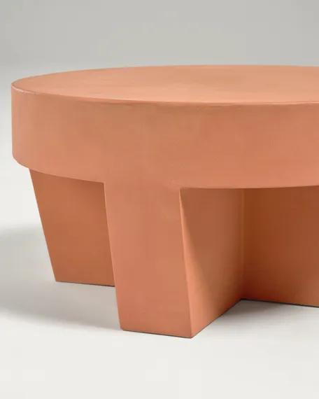 Журнальный столик Vilena из терракоты Ø60 см