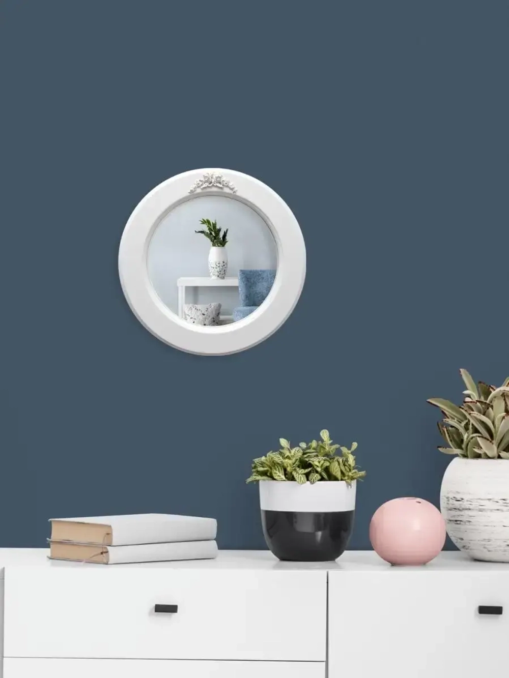 Зеркало настенное для прихожей 27 см