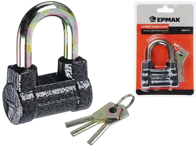 Замок навесной 60мм Бронь с короткой дужкой