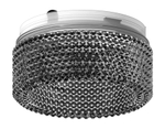 N6151 BK тонированный D60*H25mm Out20mm MR16 (для корпуса светильника)