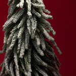 Ель искусственная заснеженная в кашпо 45*20*20см