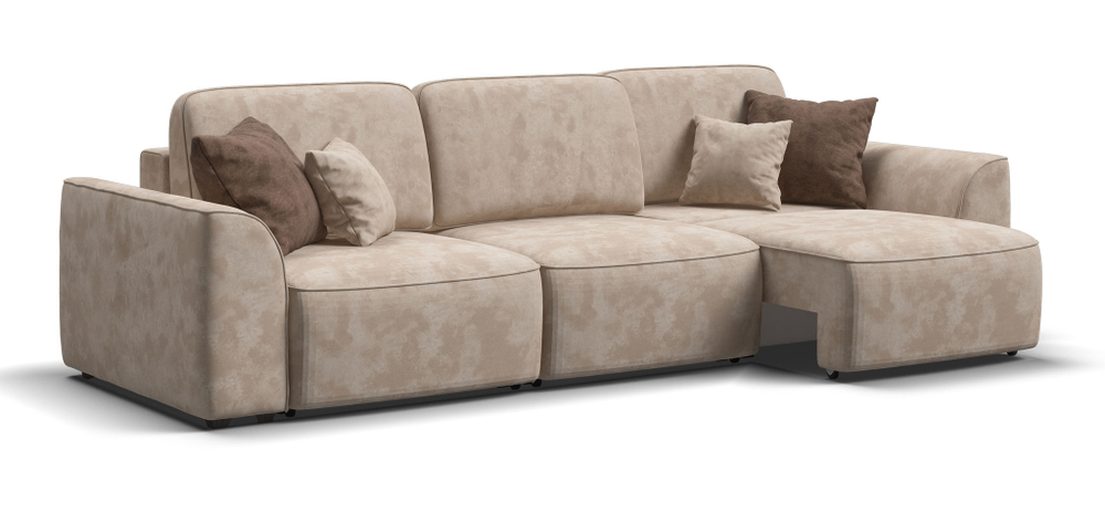 Диван KING MODOOL MAX Велюр Alkantara пепел