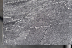 "Венето" обеденная группа на 6 персон со стульями "Милан", каркас темно-серый, роуп темно-серый