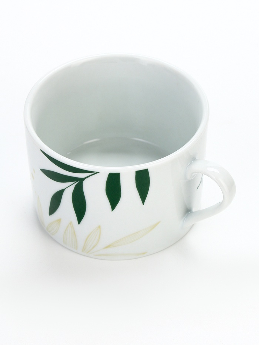 Чайная пара керамическая «Листья», 200 мл