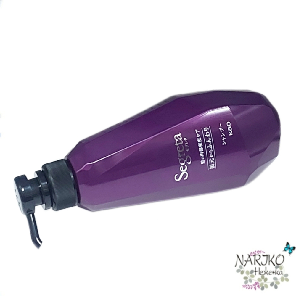 Шампунь KAO Segreta для сухих, тонких и ломких волос Объём и Увлажнение, 430 мл.