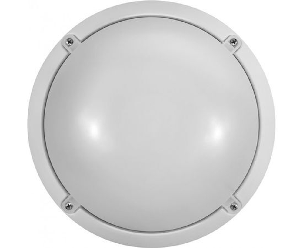 Светильник светодиодный ДБП-7w с оптико-акустическим датчиком 4000K 520Лм круглый пластиковый IP65 ОНЛАЙТ