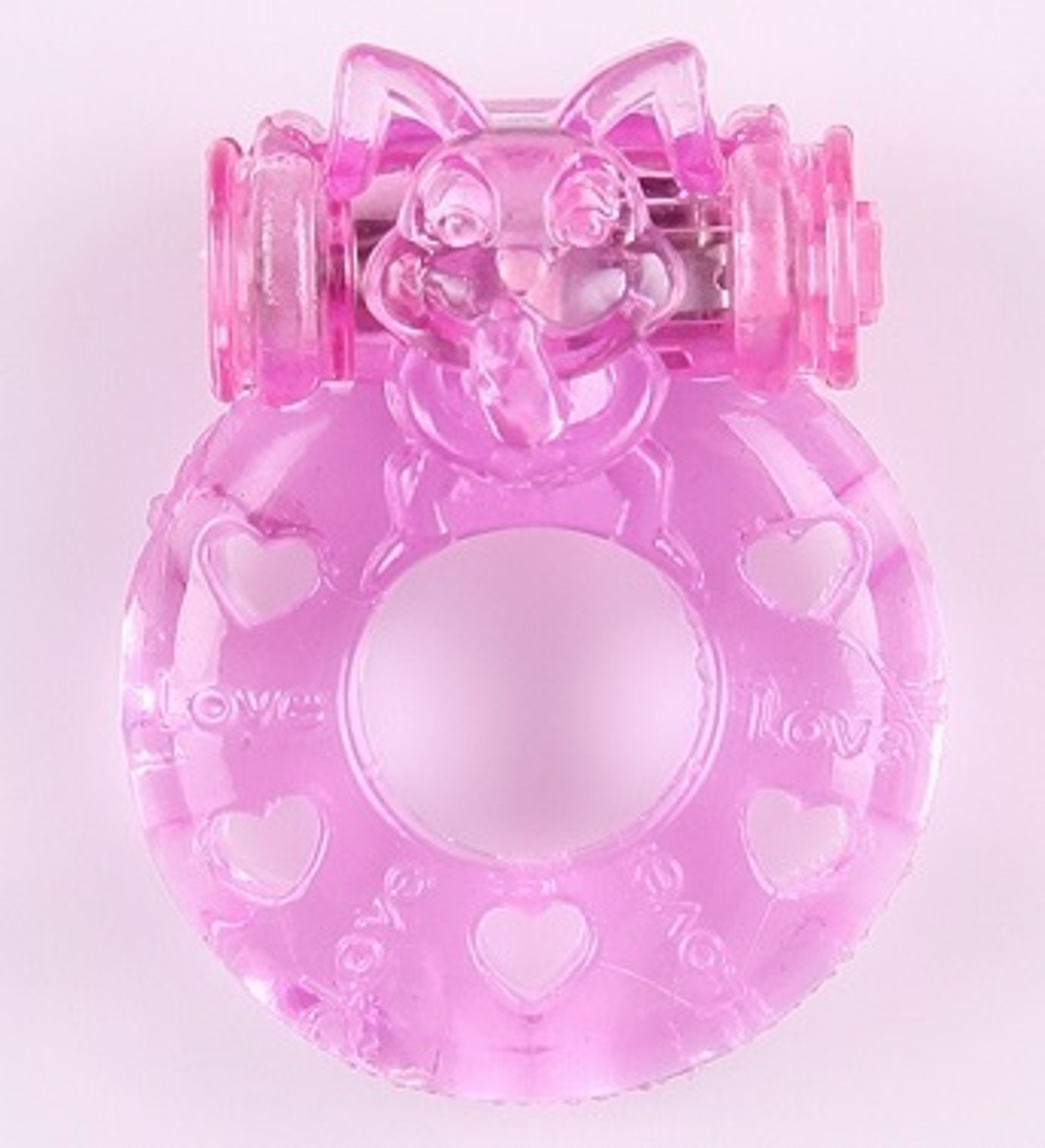 Виброкольцо Задорный кролик 47204-MM