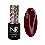 200 Гель-лак Nail Republic, 10 мл Красно-коричневый