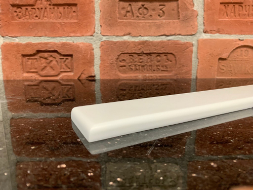 Бордюр акриловый ПВШ36*** "BNV" 36*12мм Белый 0,75м Левый