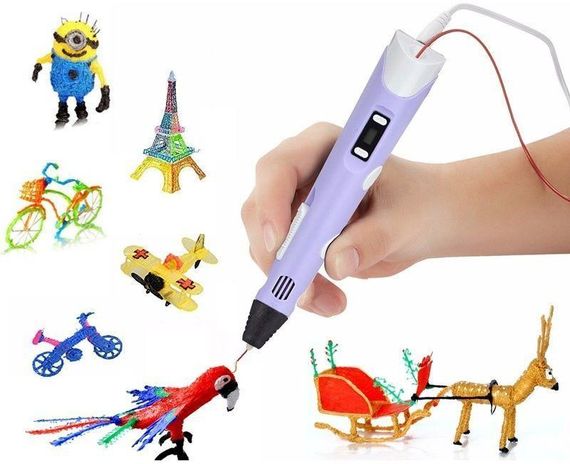 3D qələm \ 3D ручка \ 3D pen bənövşəyi