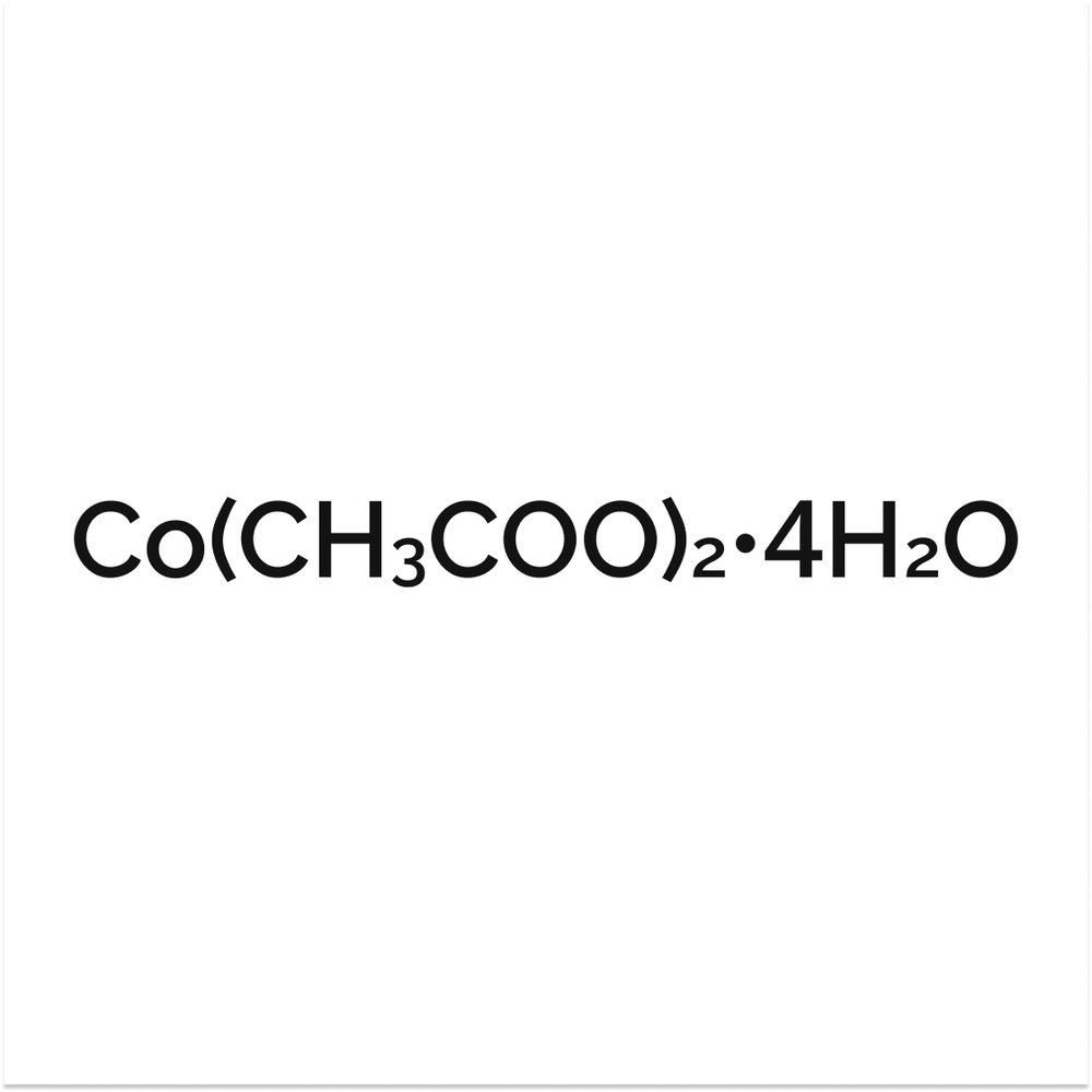 кобальт (II) уксуснокислый 4-водный формула