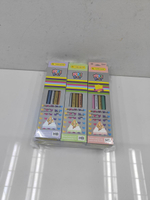 Карандаш ч/г "Metallic" трехгранный с ластиком, 4 цвета микс