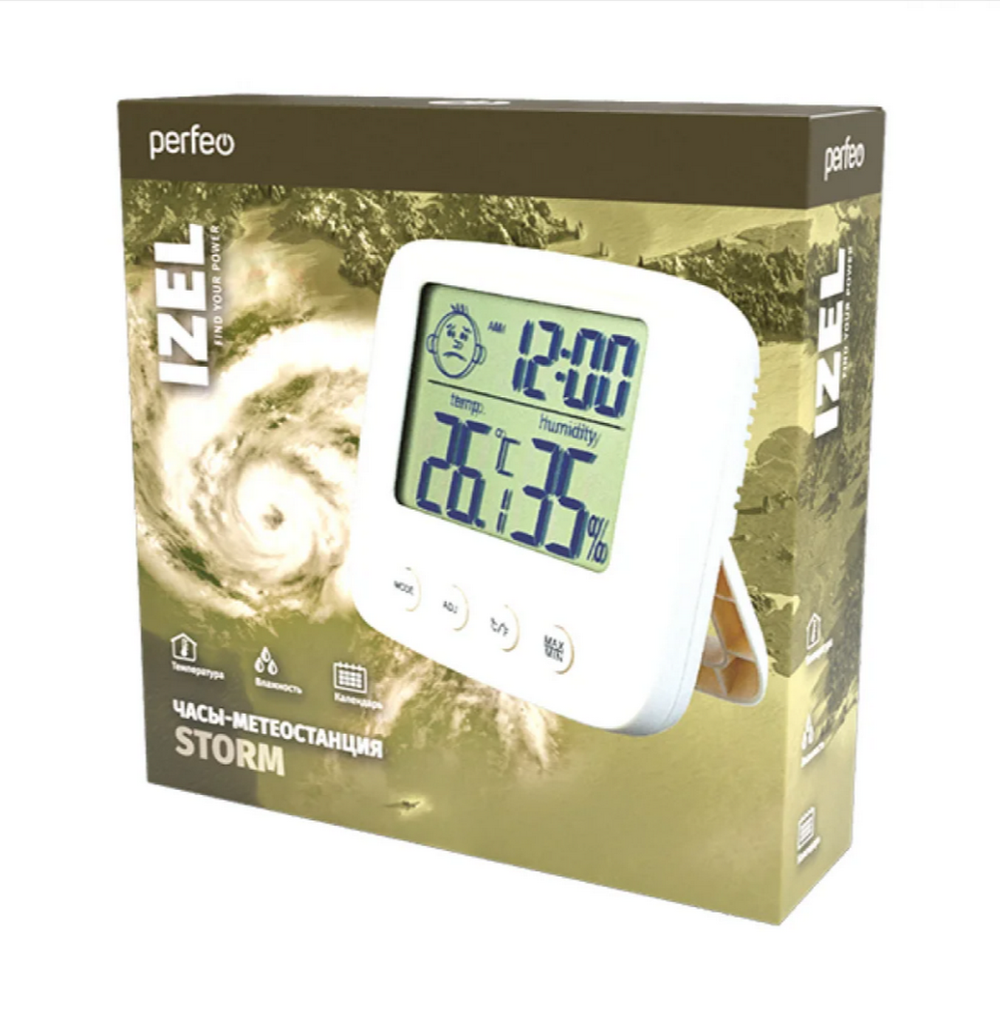 Часы-метеостанция Perfeo Izel PF-E0828