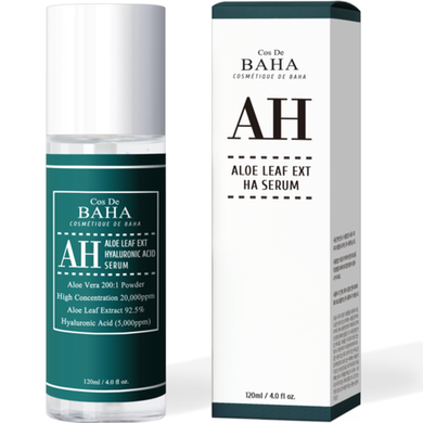 Cos De BAHA Сыворотка концентрированная с алоэ - Aloe leaf ext hyaluronic acid serum (AH), 120мл