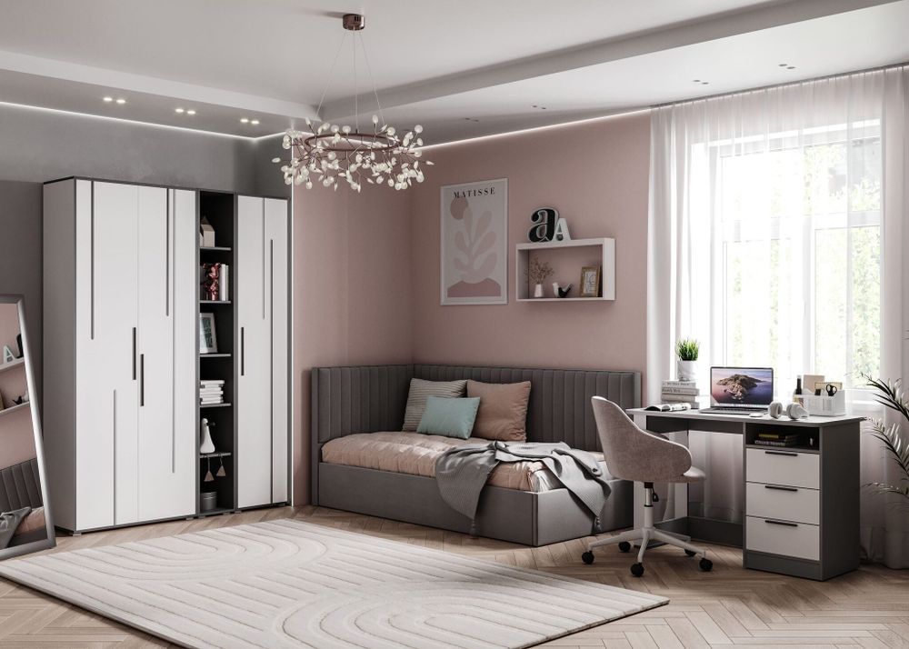 Грей Шкаф 2 дв.