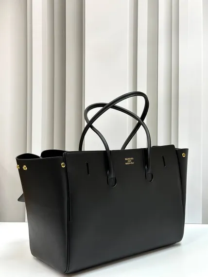 Сумка BALENCIAGA Bel Air Carry All Bag черный/золото