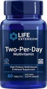 Two-Per-Day Мультивитамины 60 таблеток Life Extension