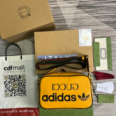 Gucci Adidas Shoulder Crossbody Bag 25 cm