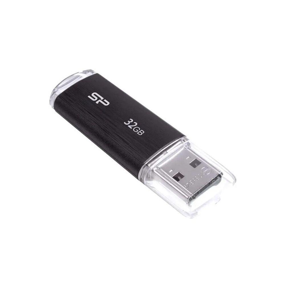 Флеш накопитель 32GB Silicon Power Ultima U02, USB 2.0, Черный