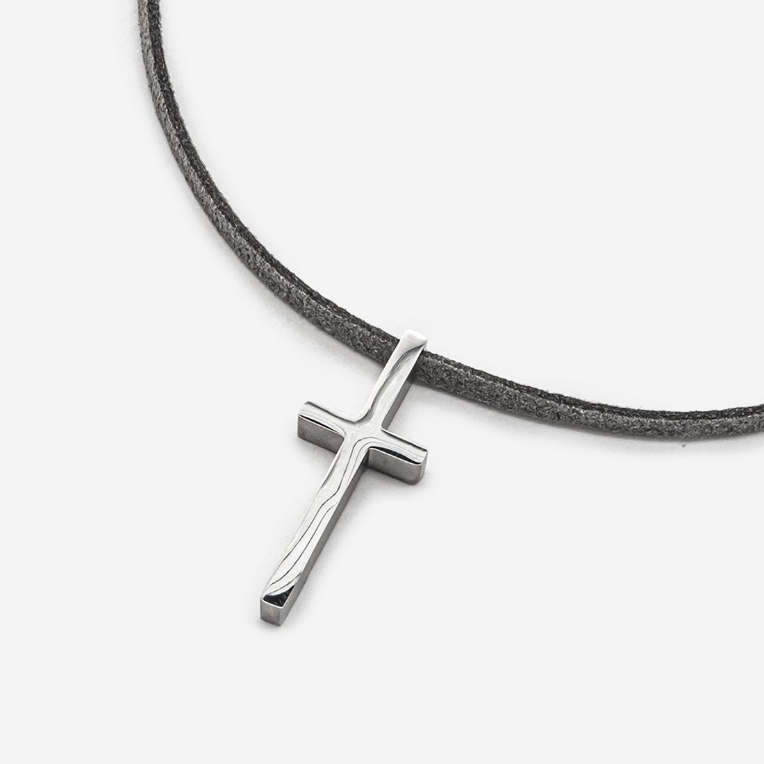 Подвеска "Крест" 30*15мм, сталь без покрытия