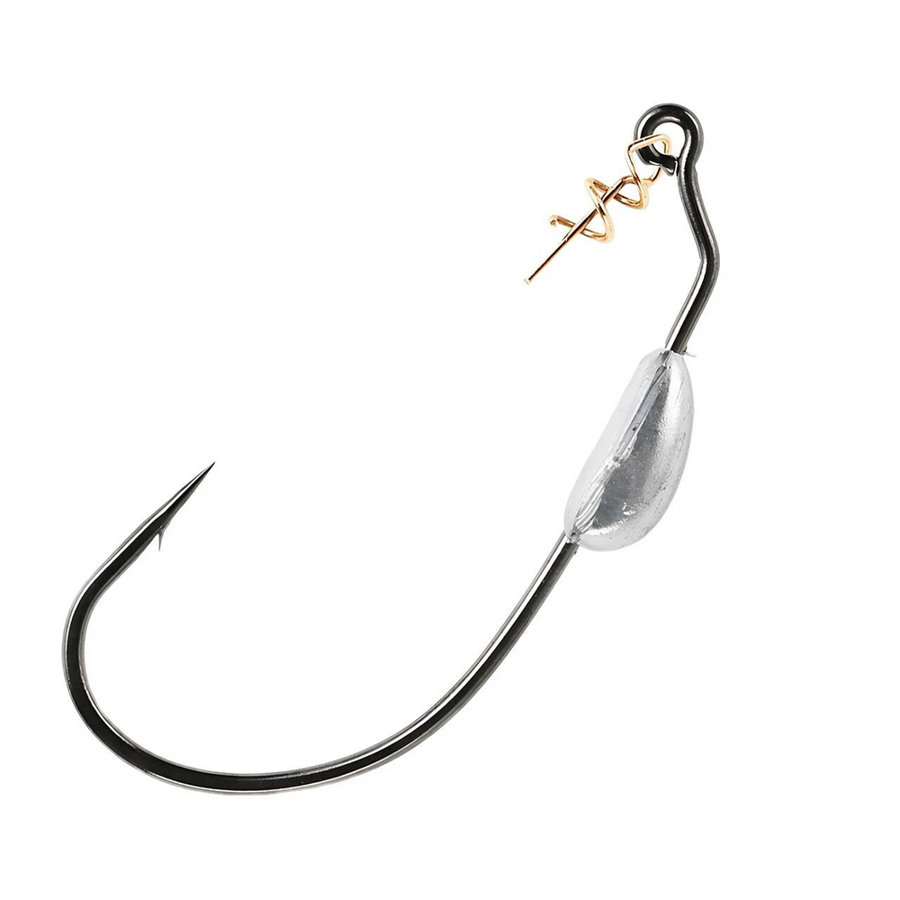 Крючок Decoy одинарный Worm 130 Makisasu Weighted #4/0 (в упаковке 3 штуки)